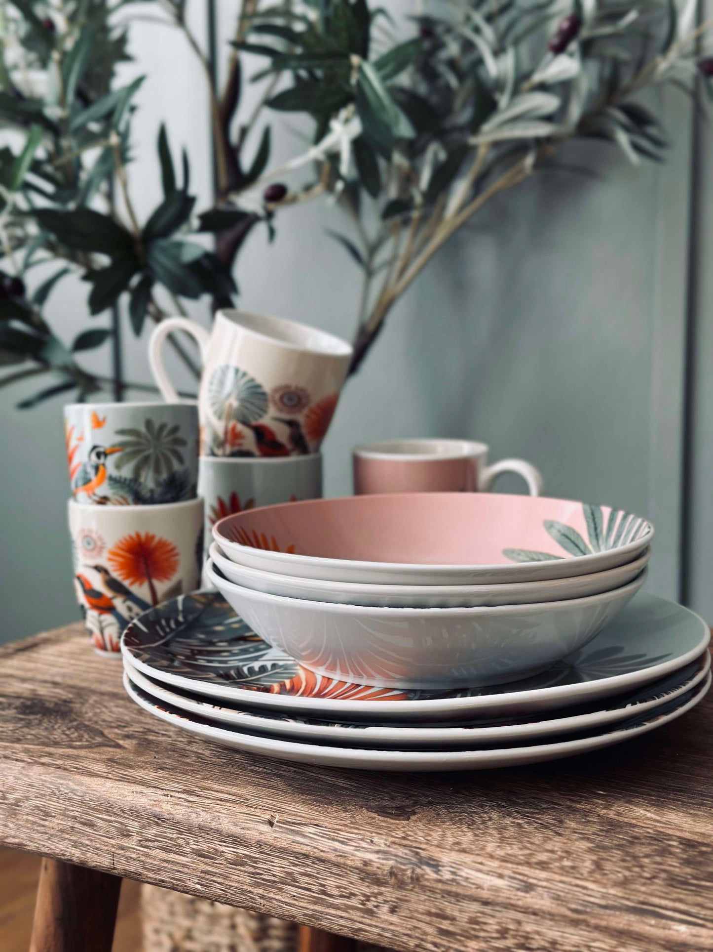 Pasta / suppe skål Boho Mix