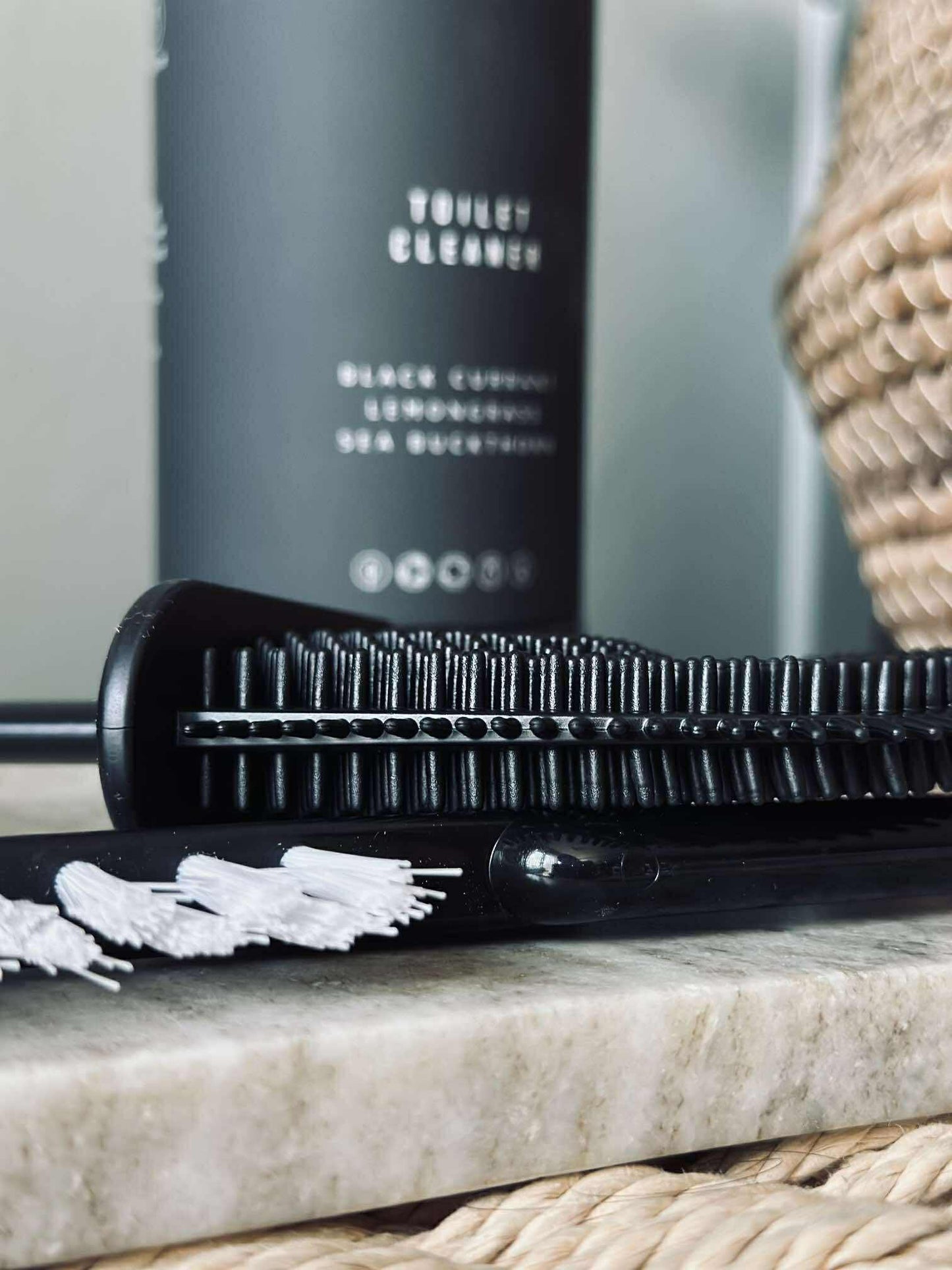 Toiletbørste Silikone sæt med 2 børster