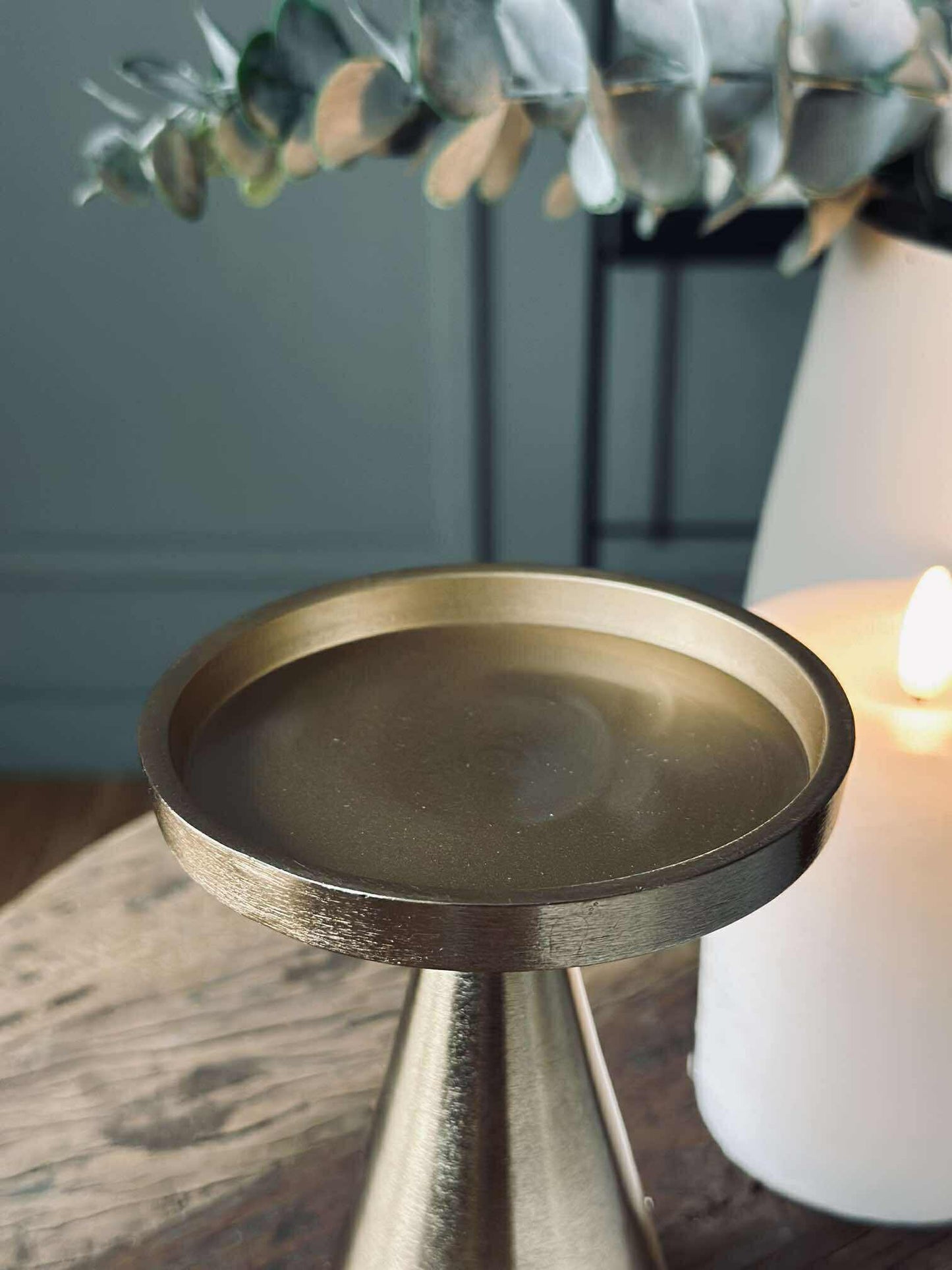 Lysestage til bloklys - 13 cm