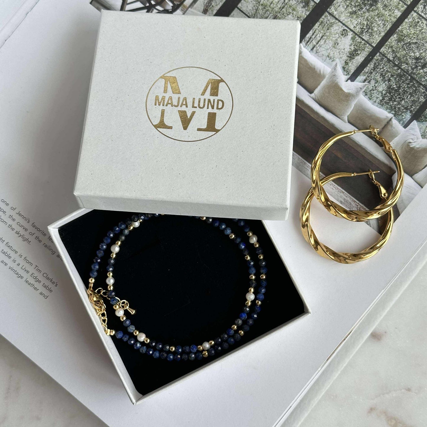 Øreringe Jayden forgyldt