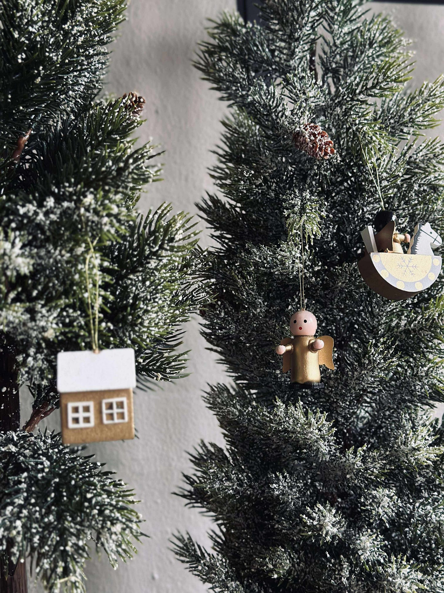 Juleophæng wood - 12 stk.