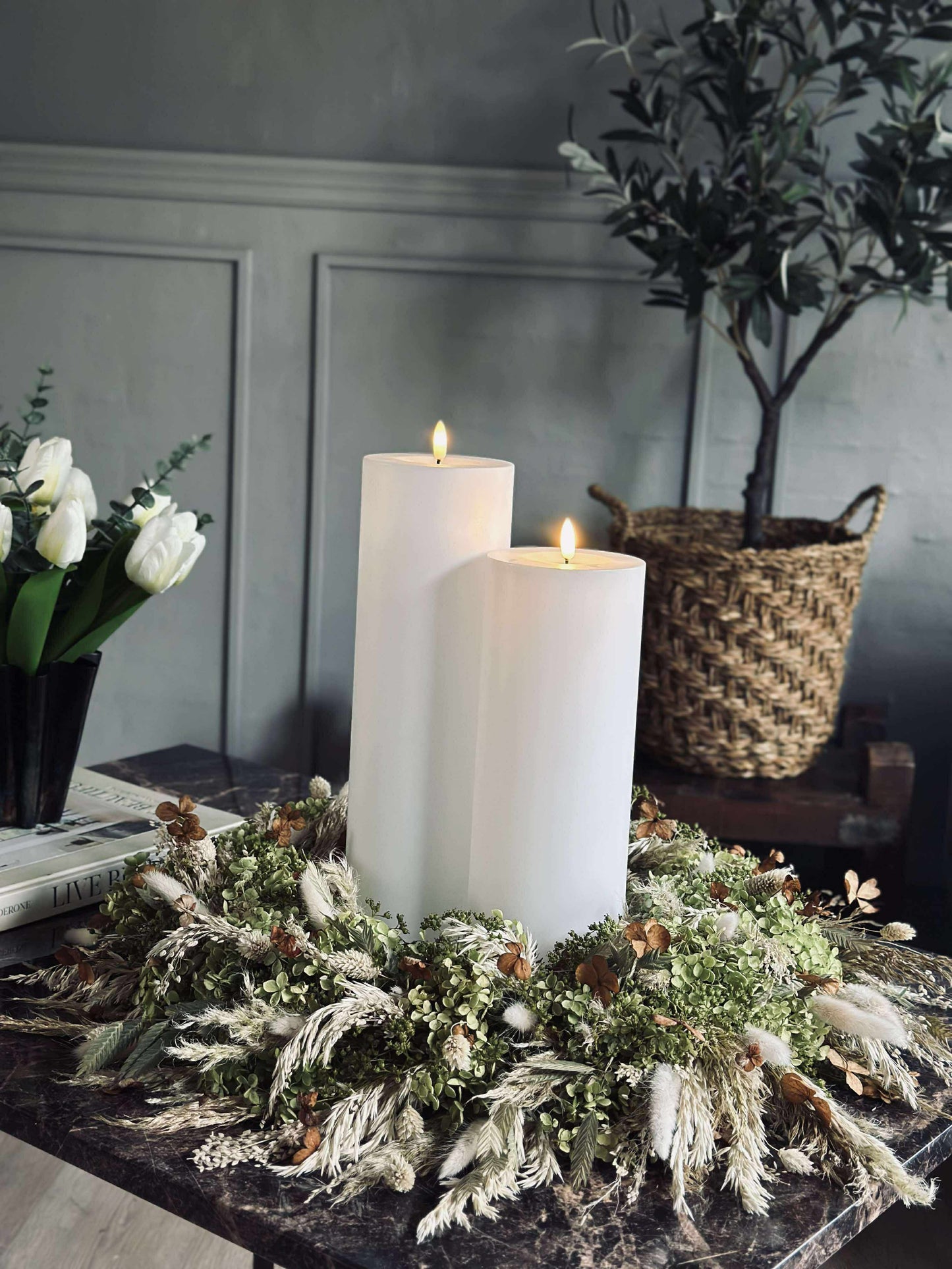 LED Udendørs XL Bloklys 25cm