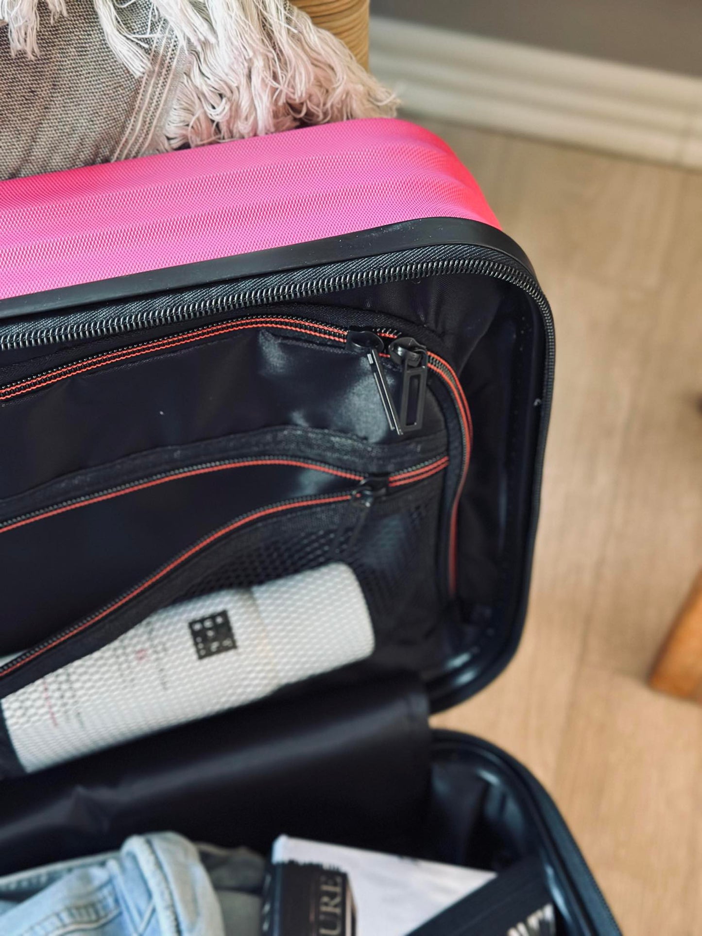 Kuffert Trolley - Magenta pink