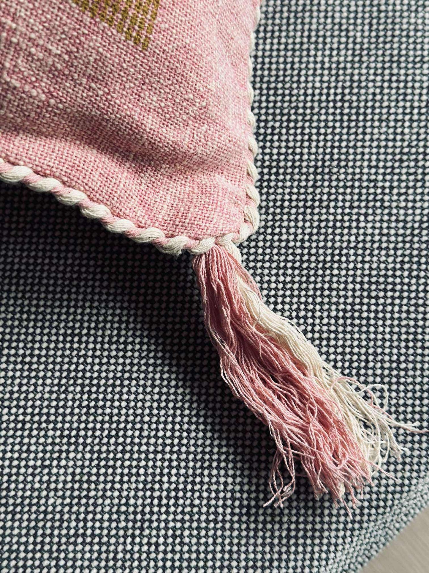 Pude med fyld - Soft pink boheme - Sæt med 2 stk.
