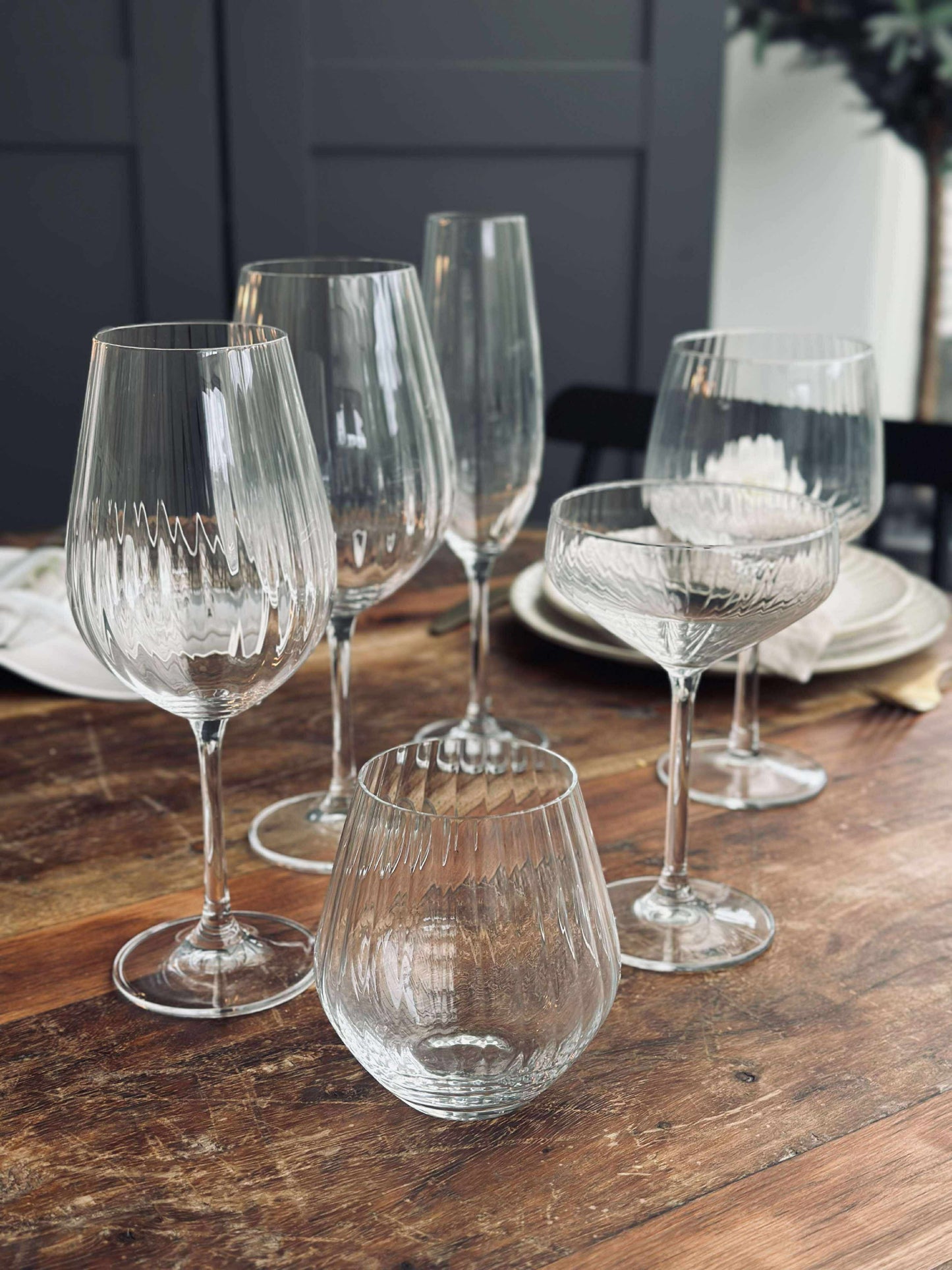 Vandglas CRYSTAL - Sæt med 4 stk.