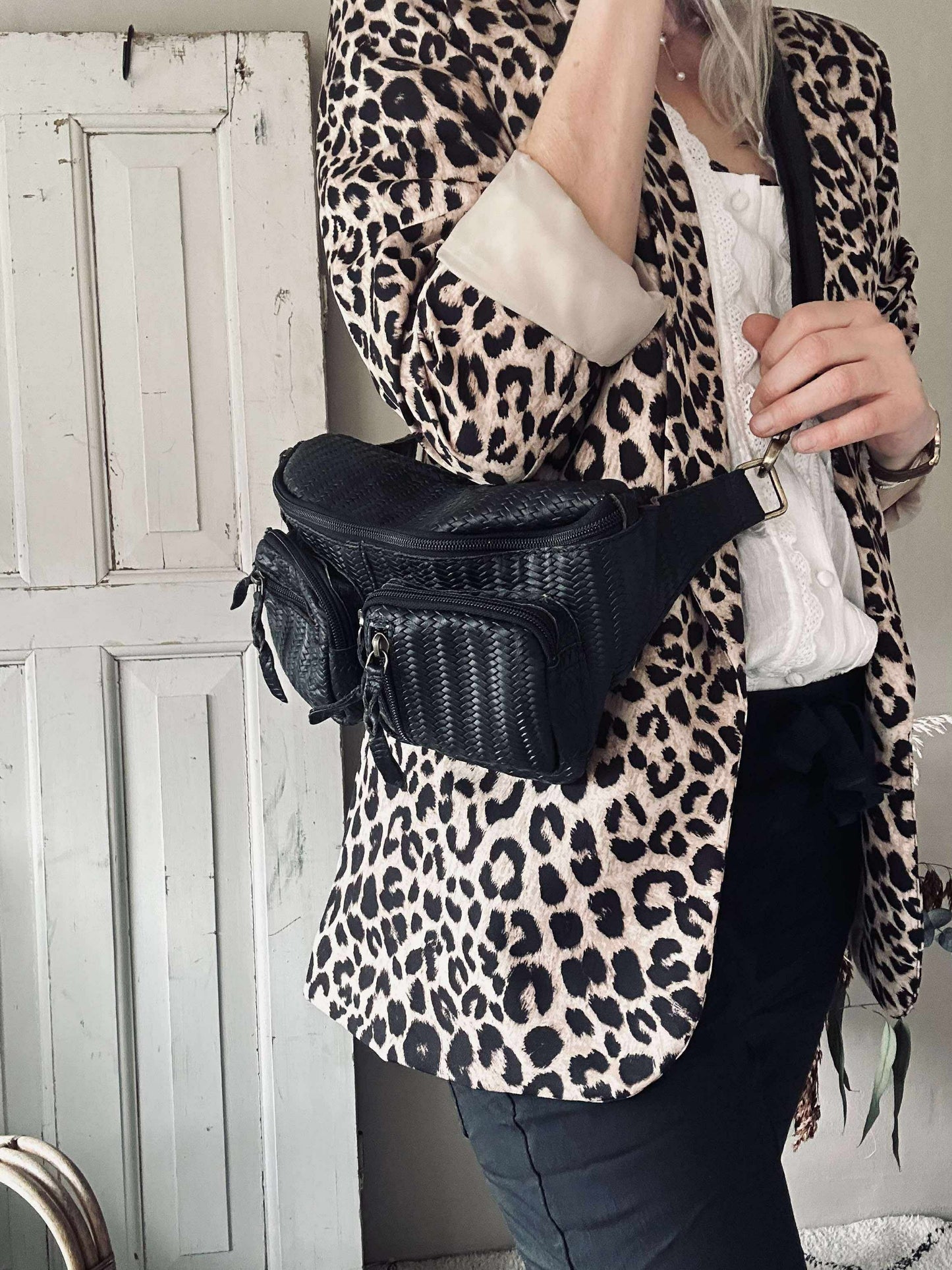 Bumbag Kaya - Sort flet