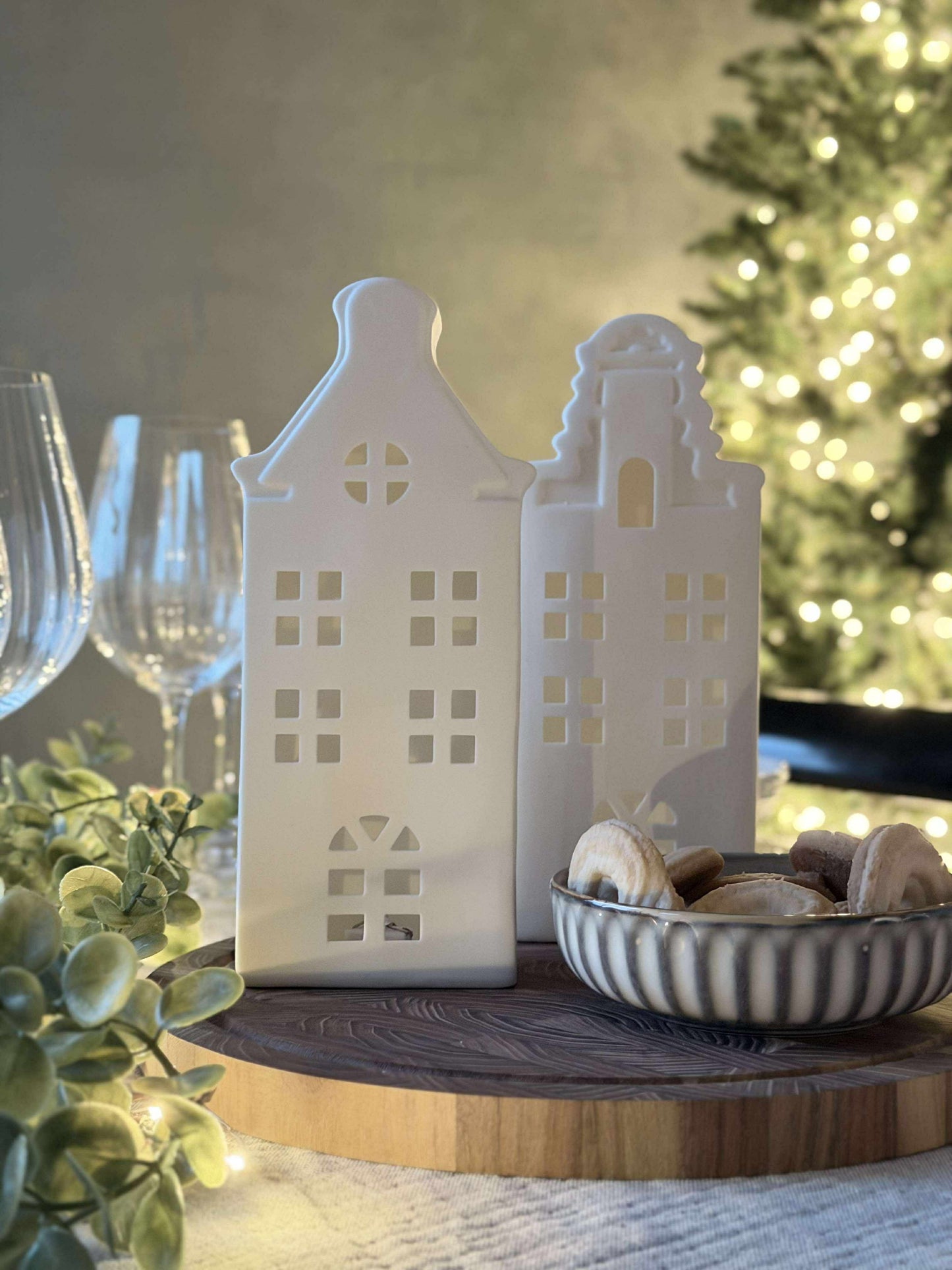 Lyshus med led - WHITE MIX