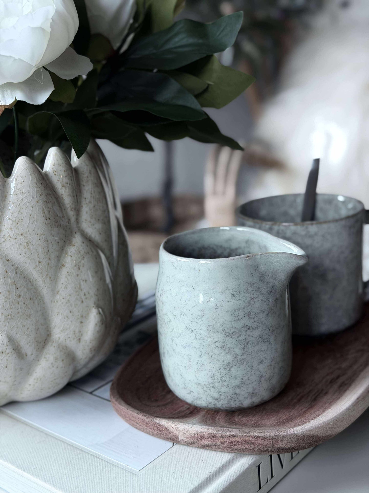 Mælkekande Keramik - Grå