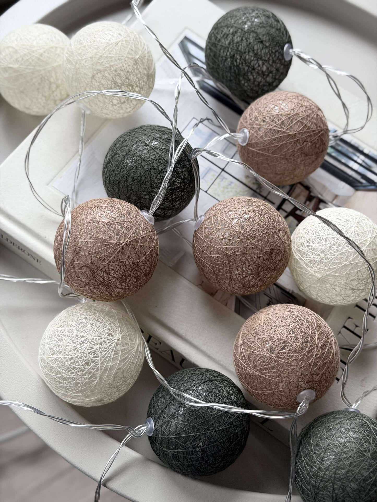 Lyskæde Raffia