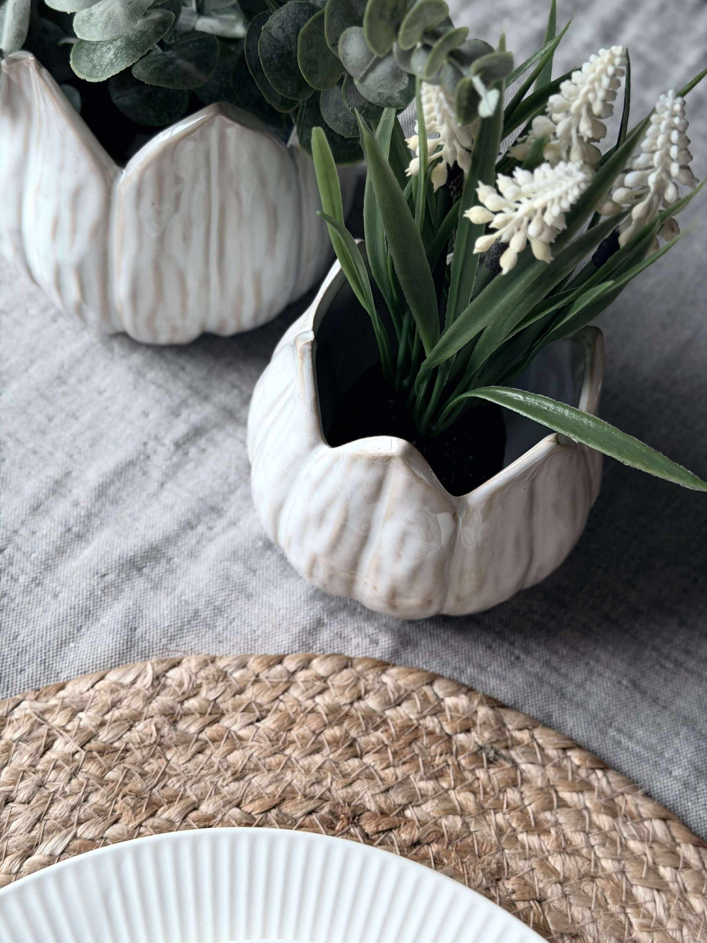 Urtepotter TULIP white - Flere størrelser