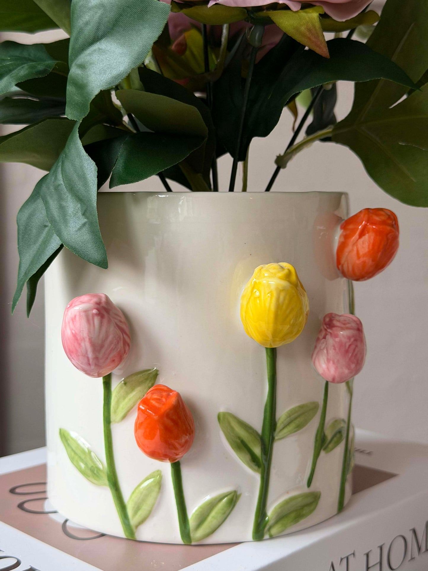 Skjuler med tulipaner - flere størrelser