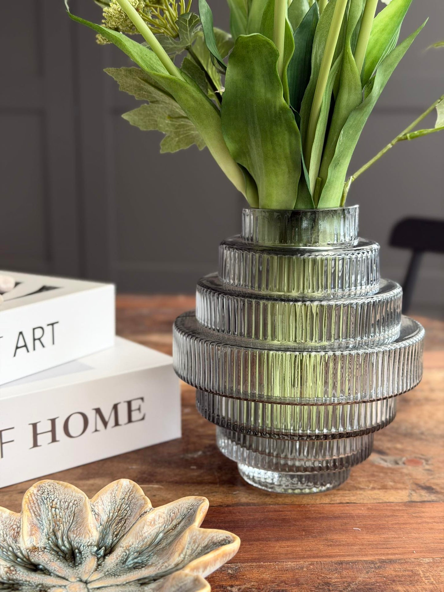 Vase Tornado Grå - Flere størrelser