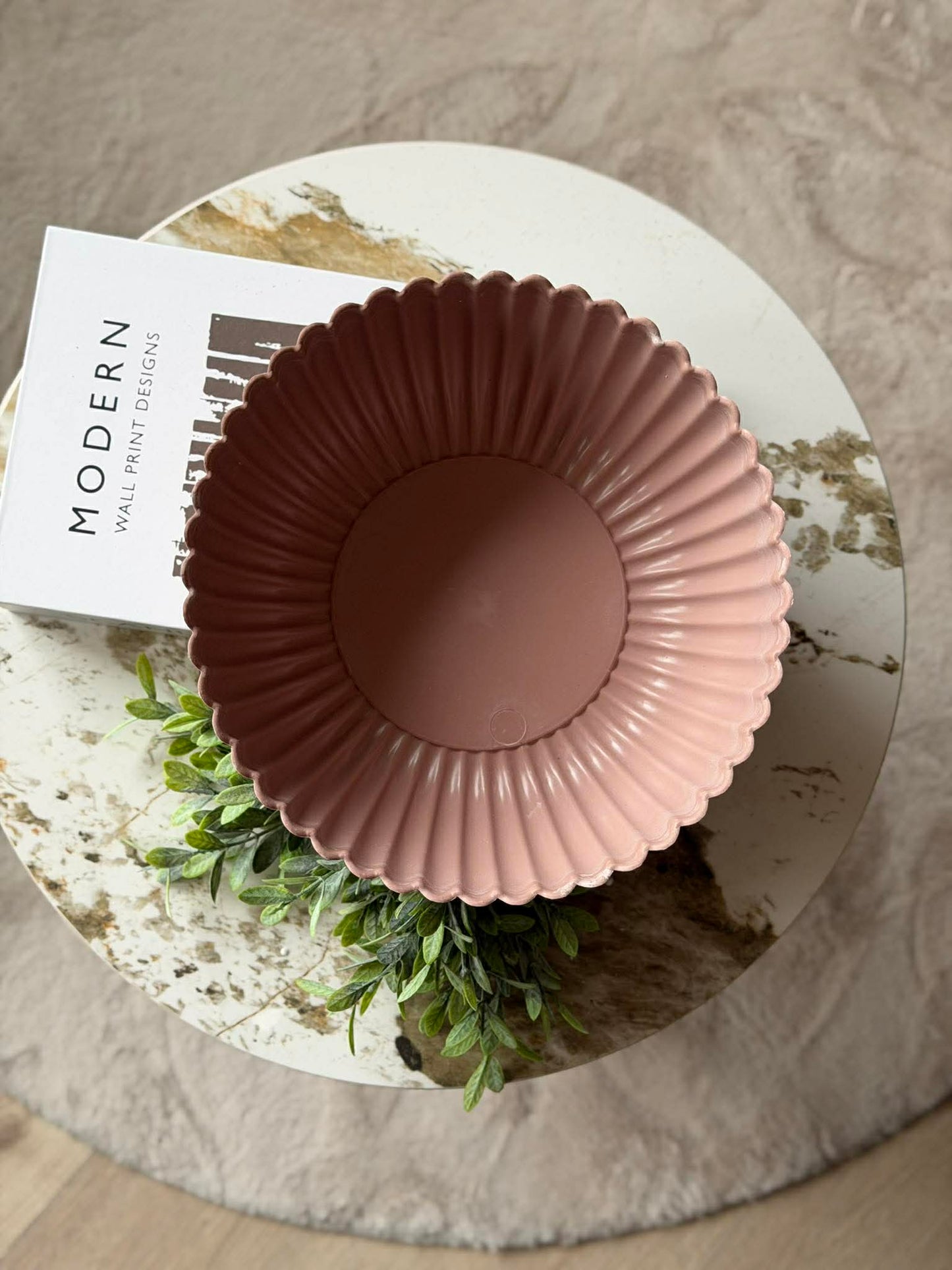 Bowl i beton look - Rosa