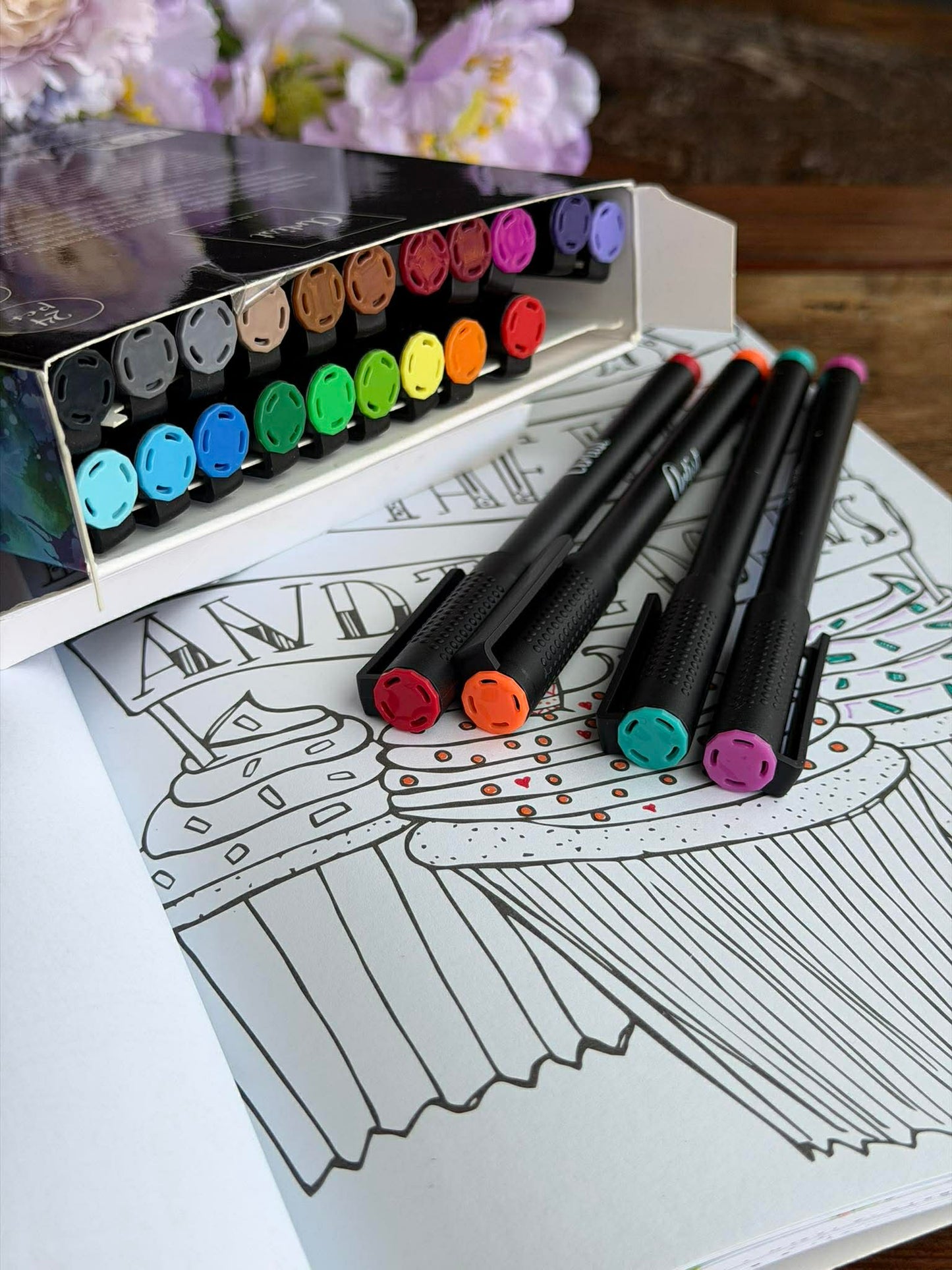 Tusser - Fineliners 24 stk.