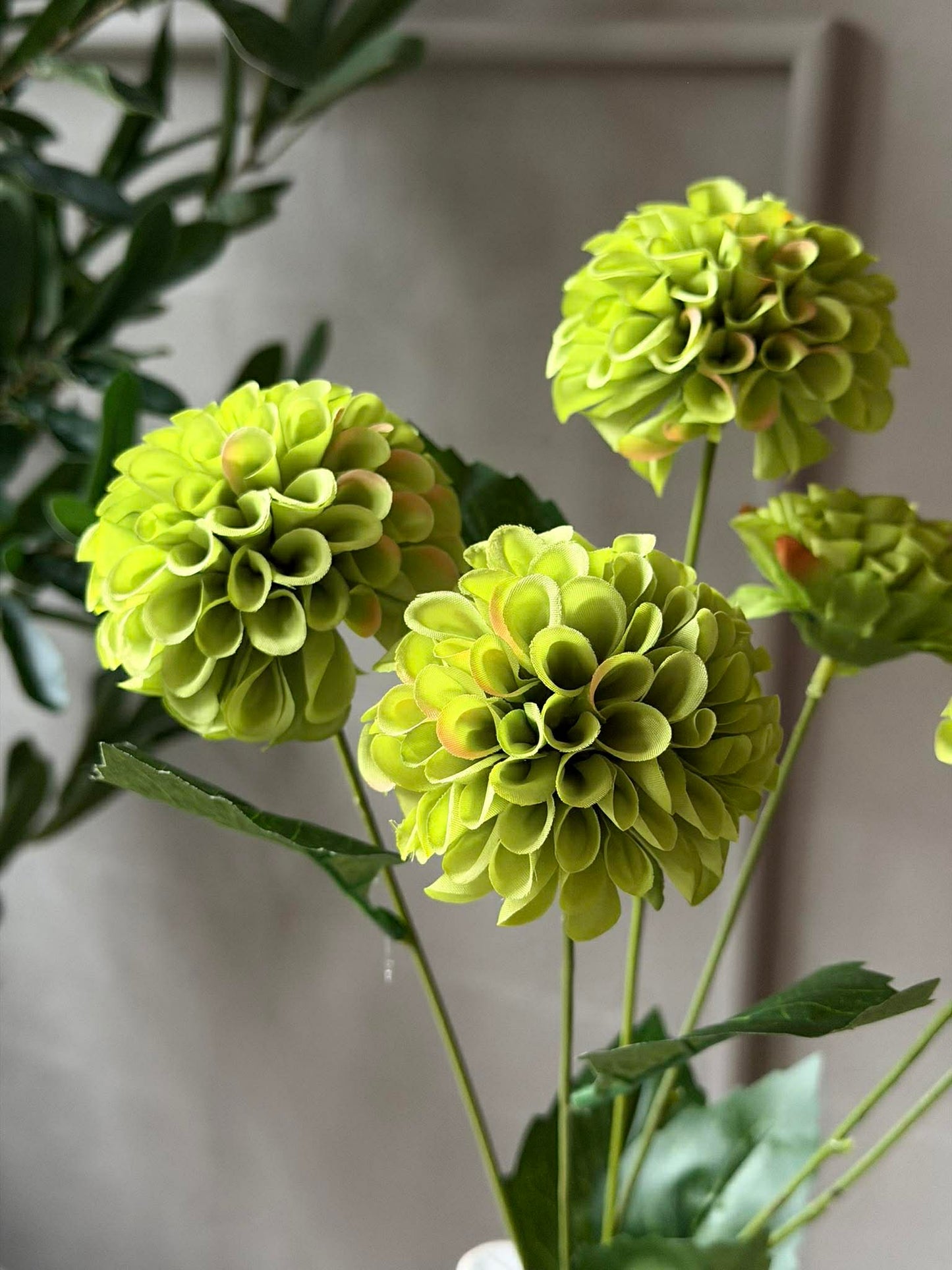 Blomster stilk med flere blomster - Lime