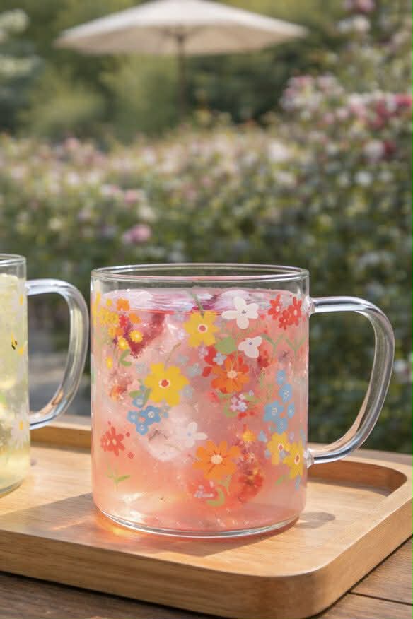 Krus i glas Summer - Color mix