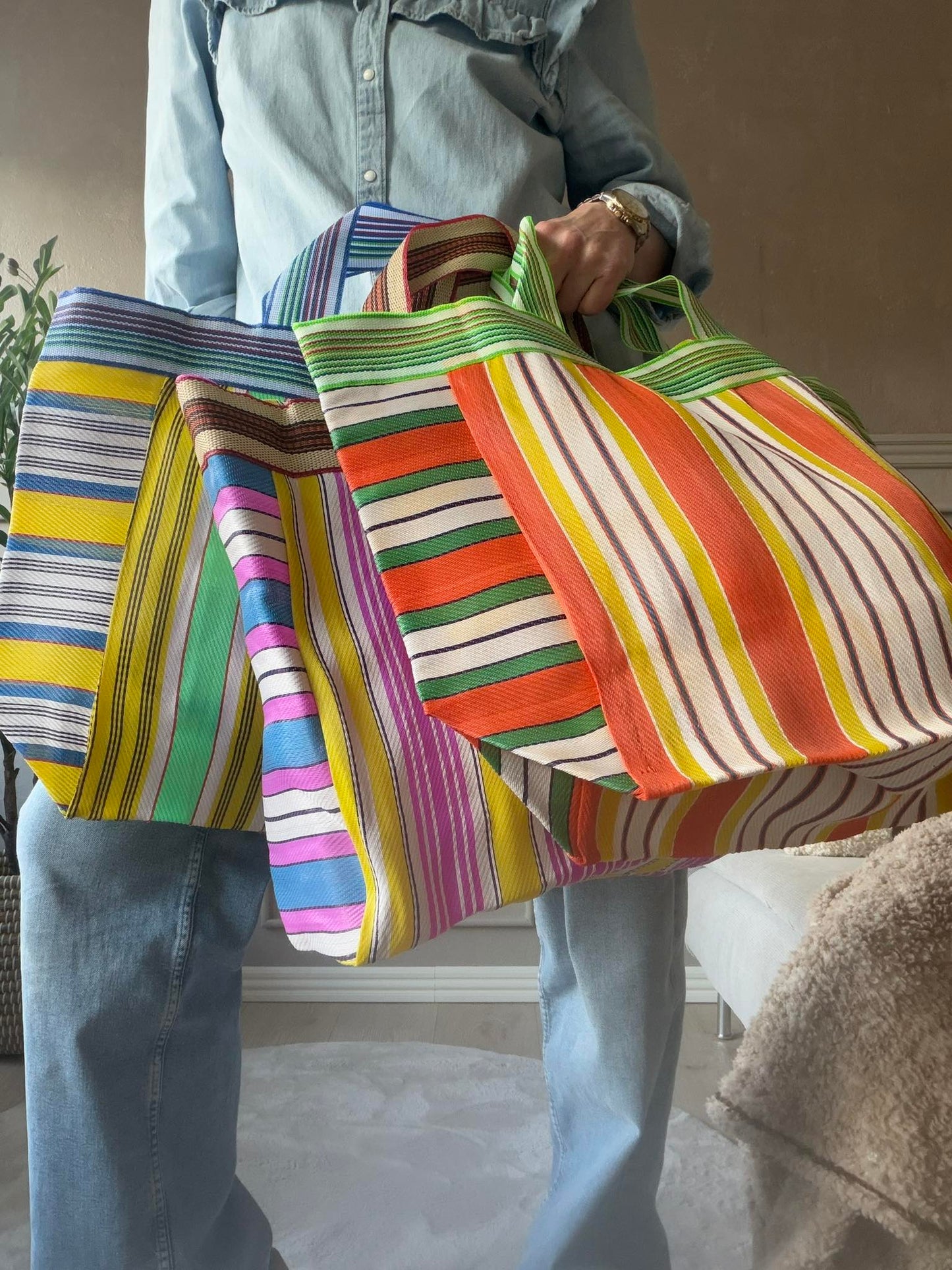 Shopper Striped - Color mix