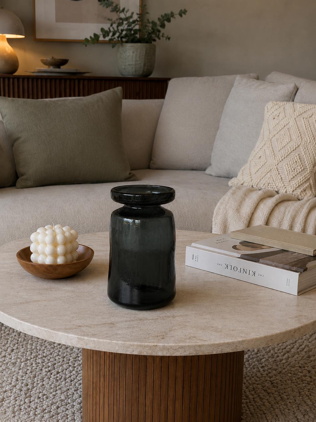 Vase VILLA grey