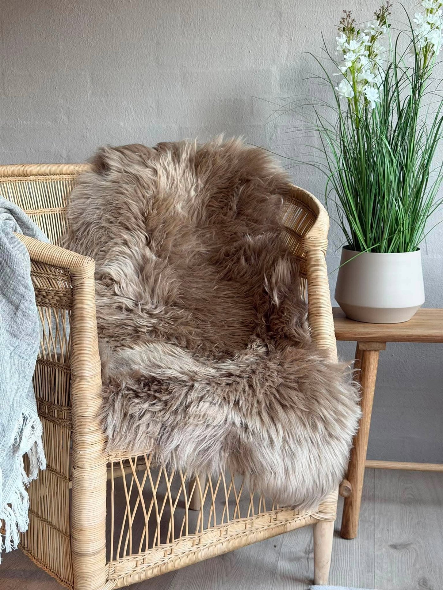 Lammeskind Taupe - 85x55cm