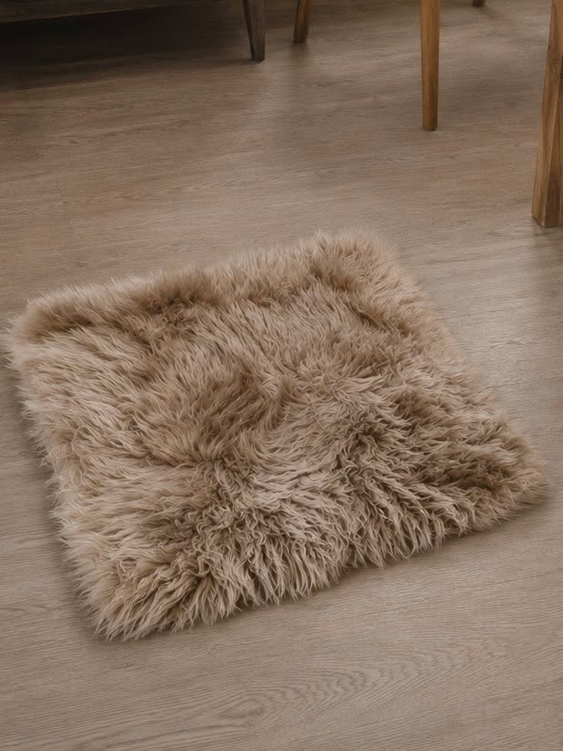 Sædeskind - Taupe 40x40