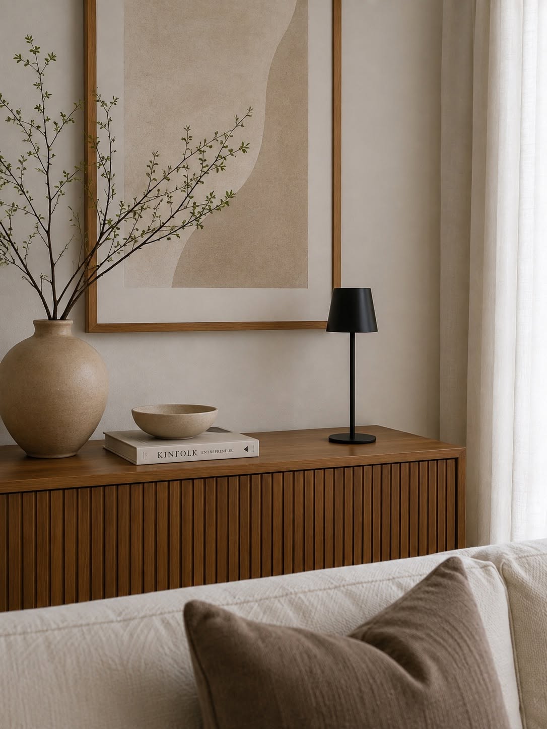 Genopladelig lampe - Black