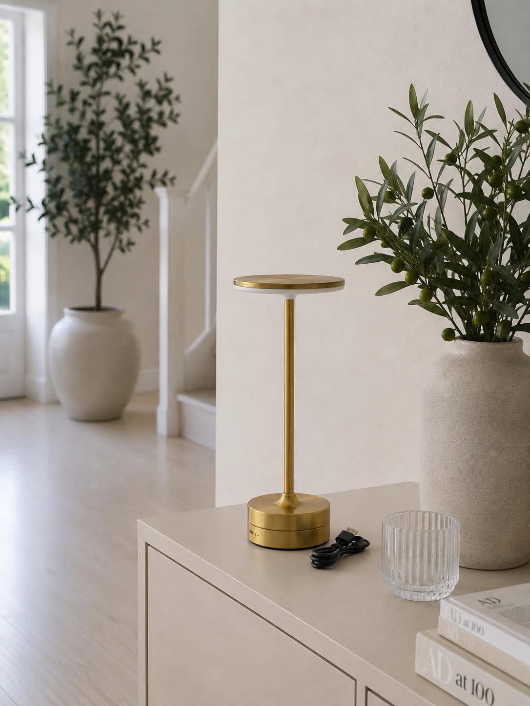 LED Bordlampe genopladelig – Lux Golden