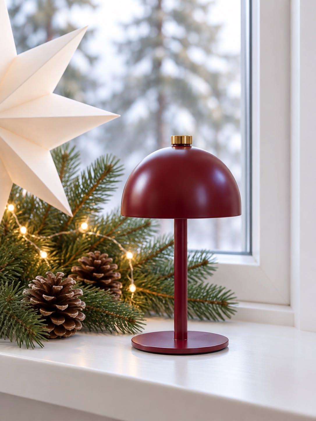 Mini lampe - Bordeaux