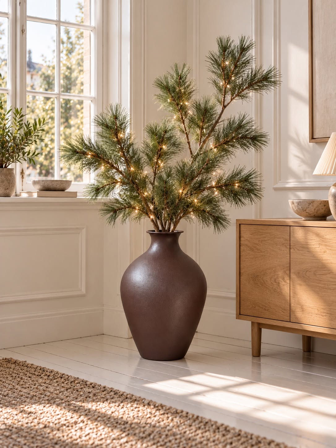 Vase metal - Brown – Mørkebrun metalvase