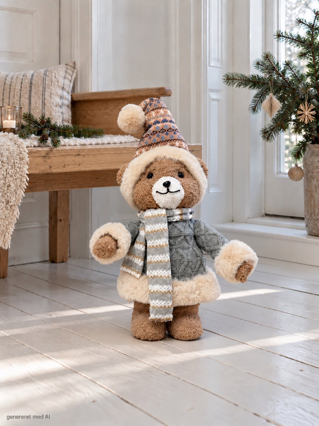 Nissebamser – brun strik