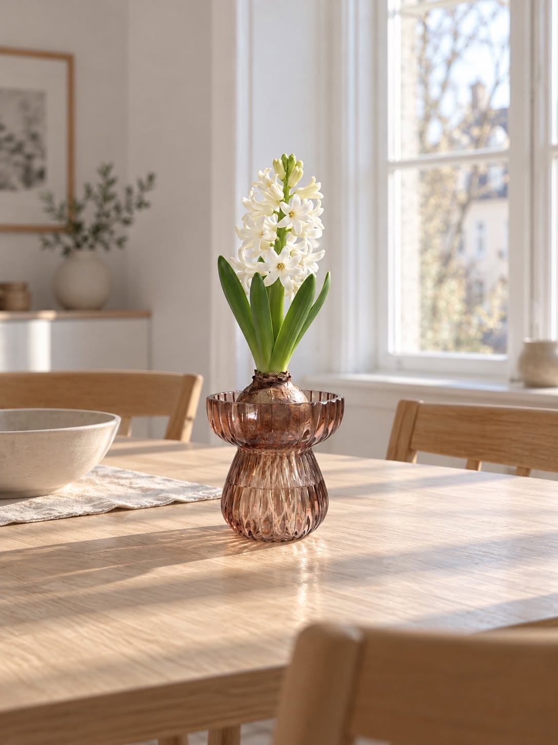 Vase Hyacint Small - Brown
