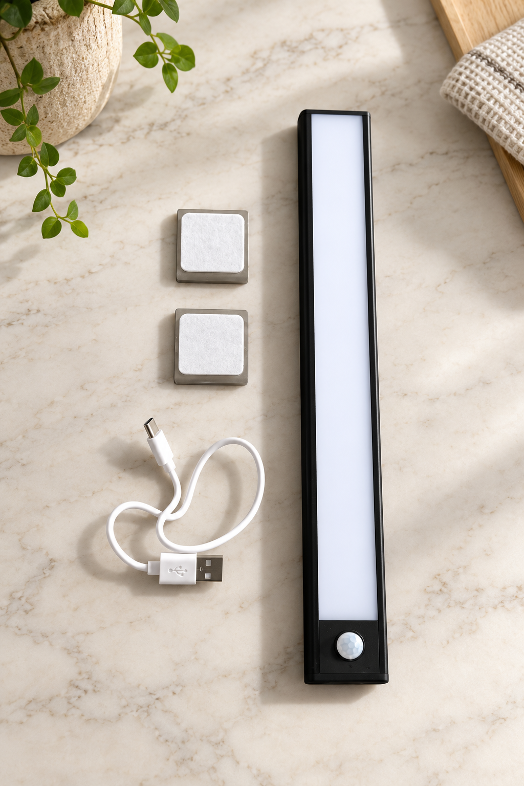 LED skabslampe med sensor - Magnet ophæng