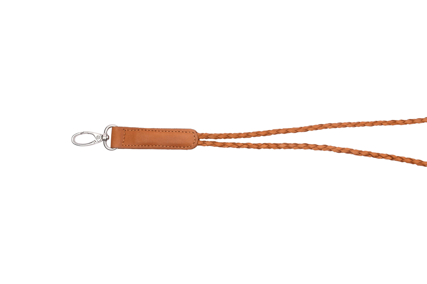 Keyhanger flettet - cognac