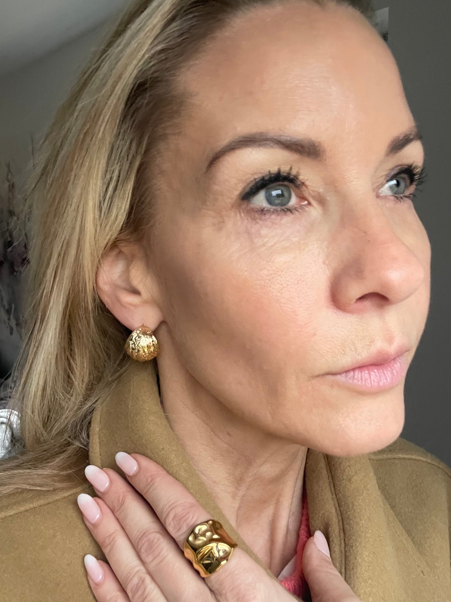 Øreringe MIRELLA - forgyldt