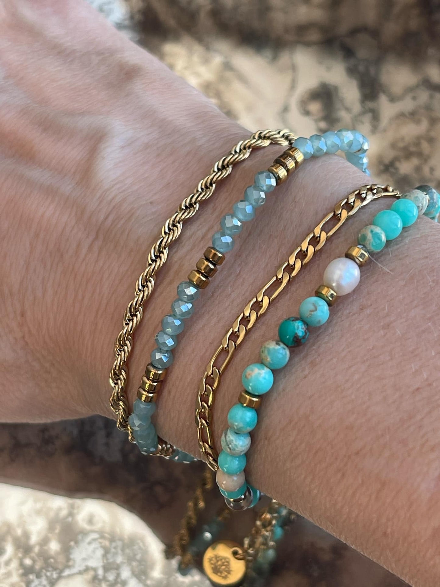 Armbånd Erika - Sæt med 4 armbånd