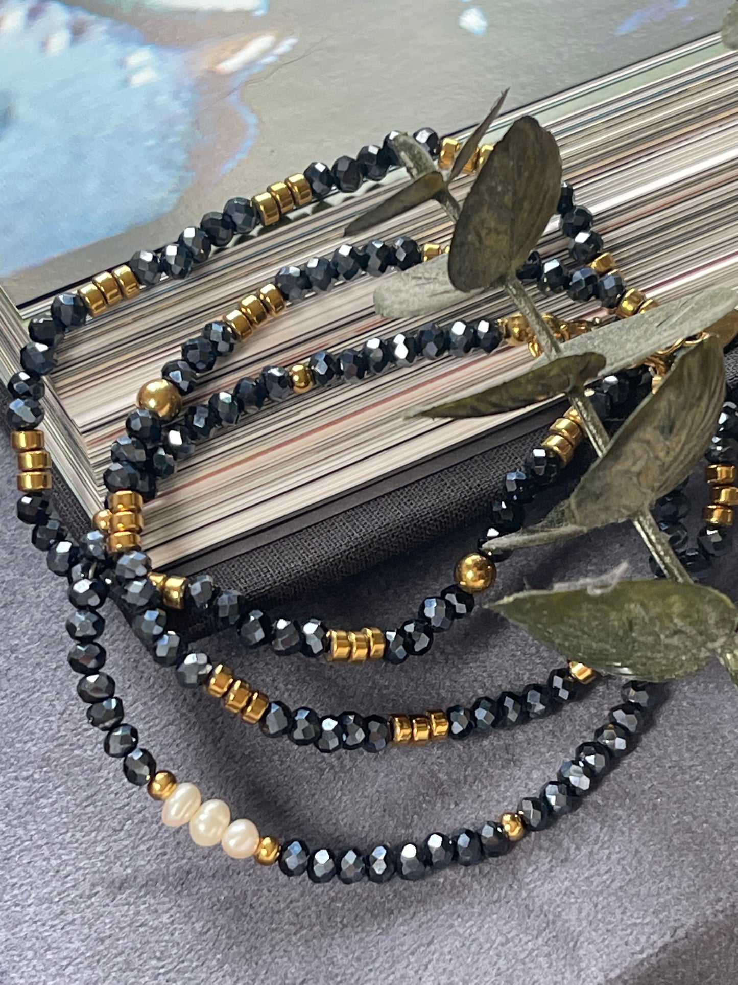 Armbånd Dark Navy LIMITED EDITION - Sæt med 3 stk