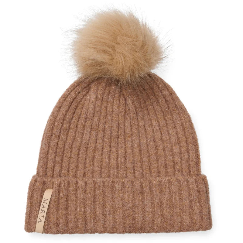 Hue med kvast Brown