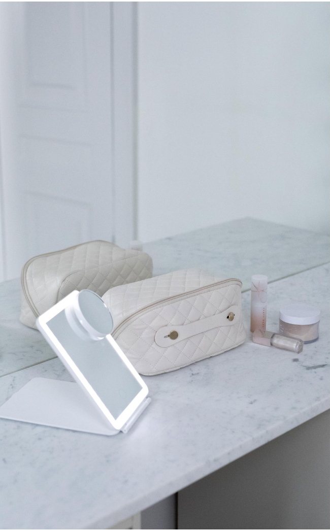 LED makeup spejl