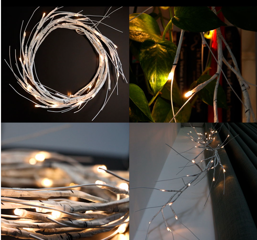 Pilegrene med LED