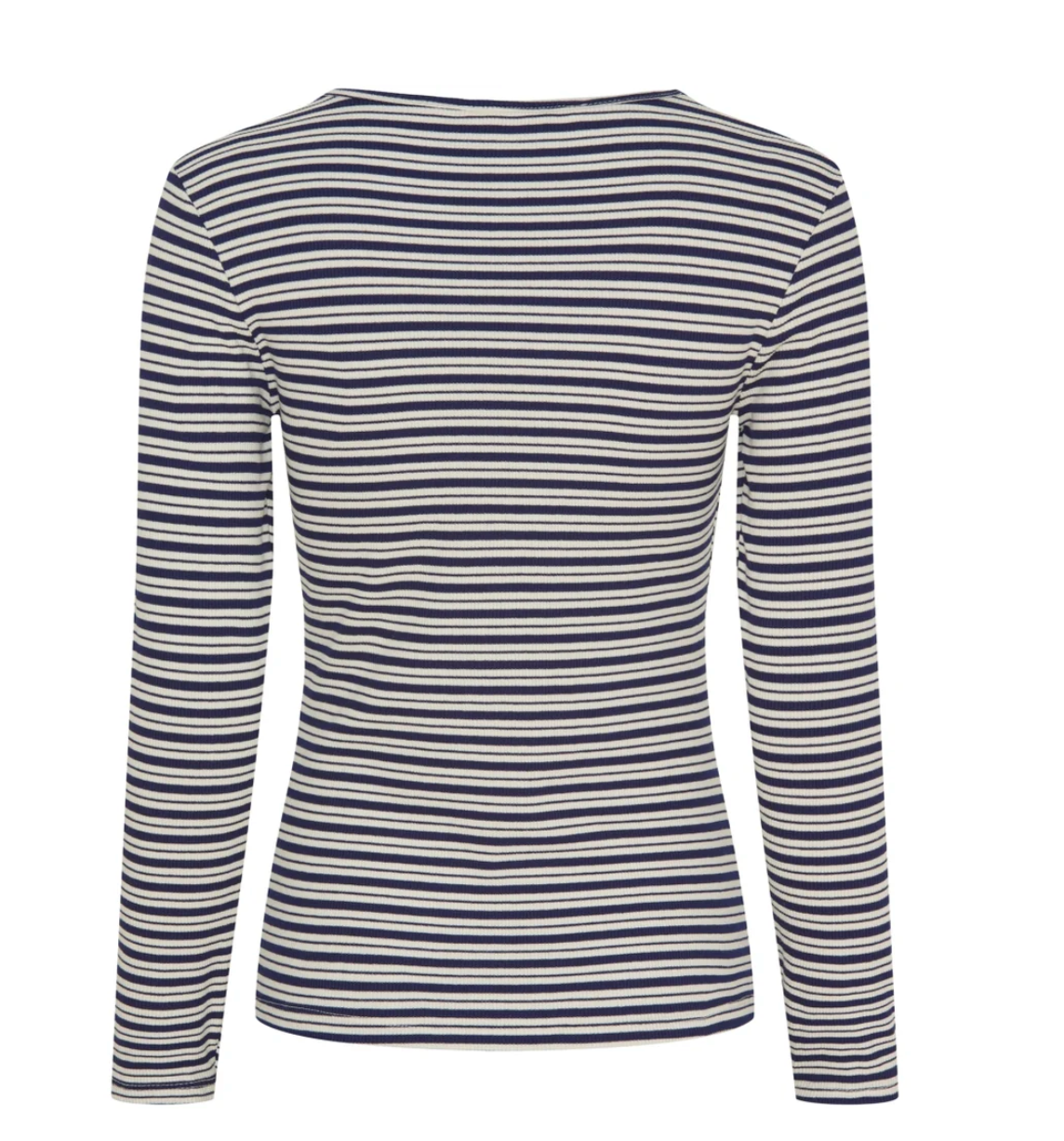 Bluse Christel strib - Navy / Creme