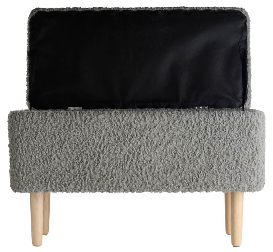 Bænk med opbevaring - Max vægt 120kg