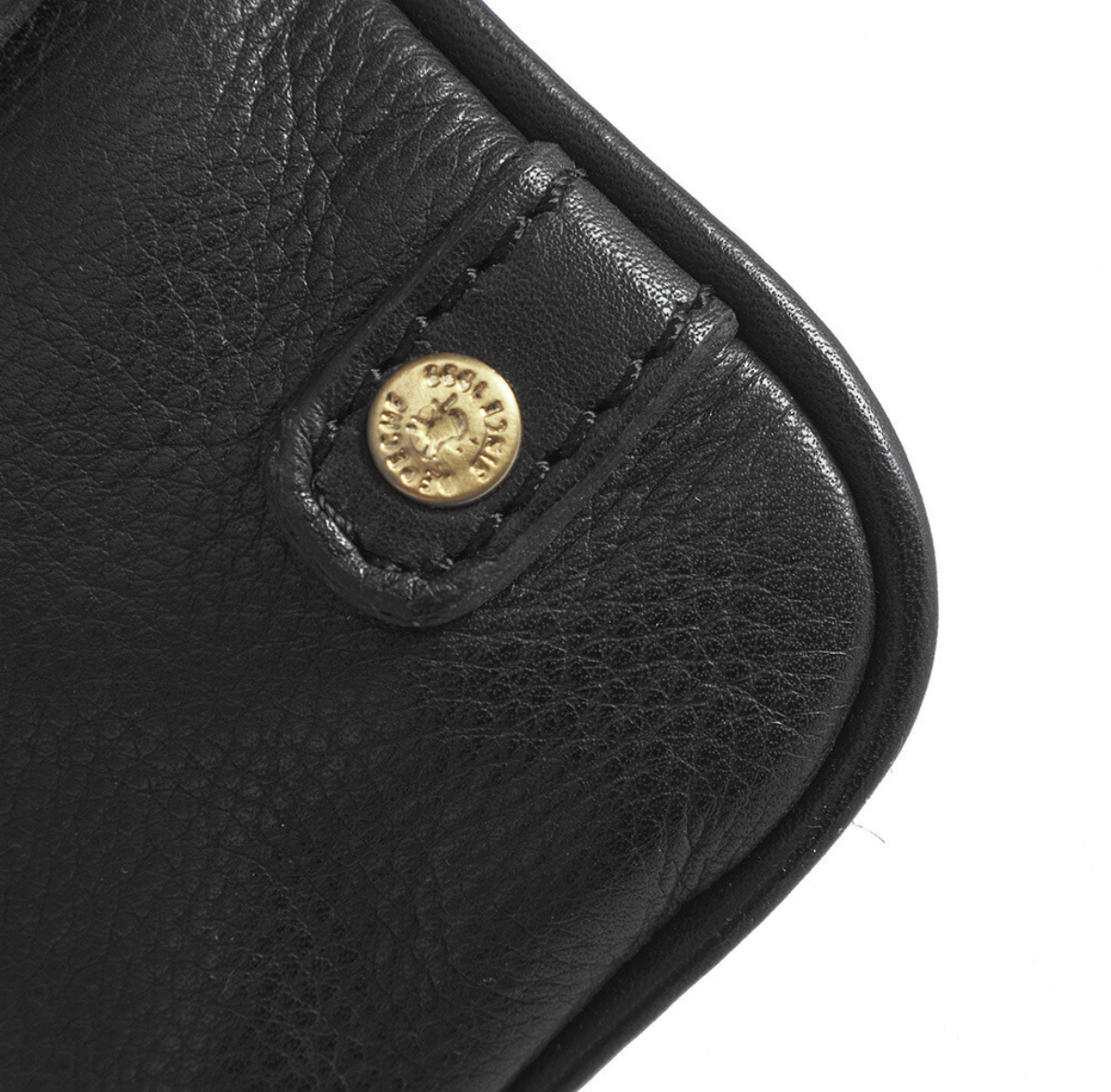 Clutch Berlin - Black leather