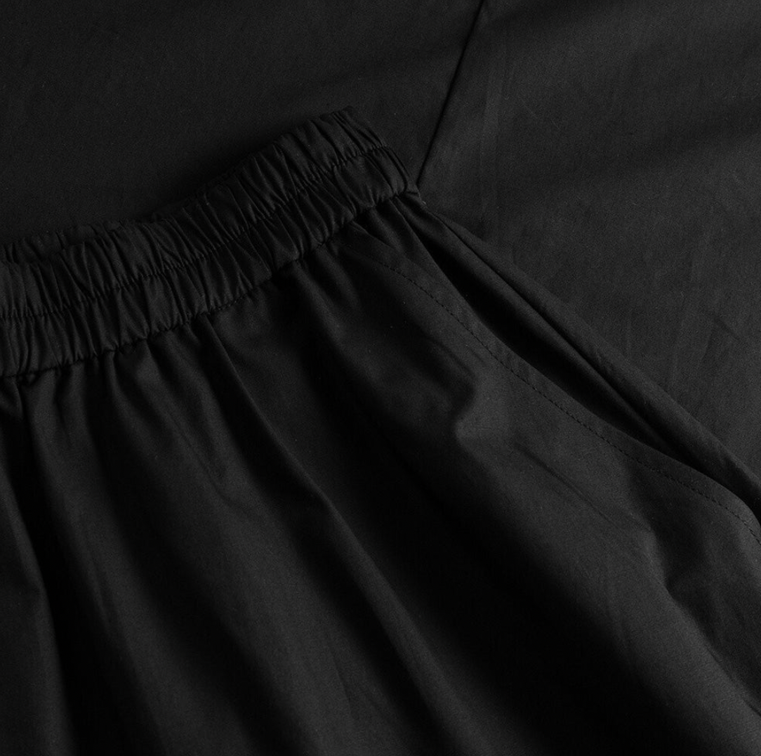 Nederdel A-formet med lommer