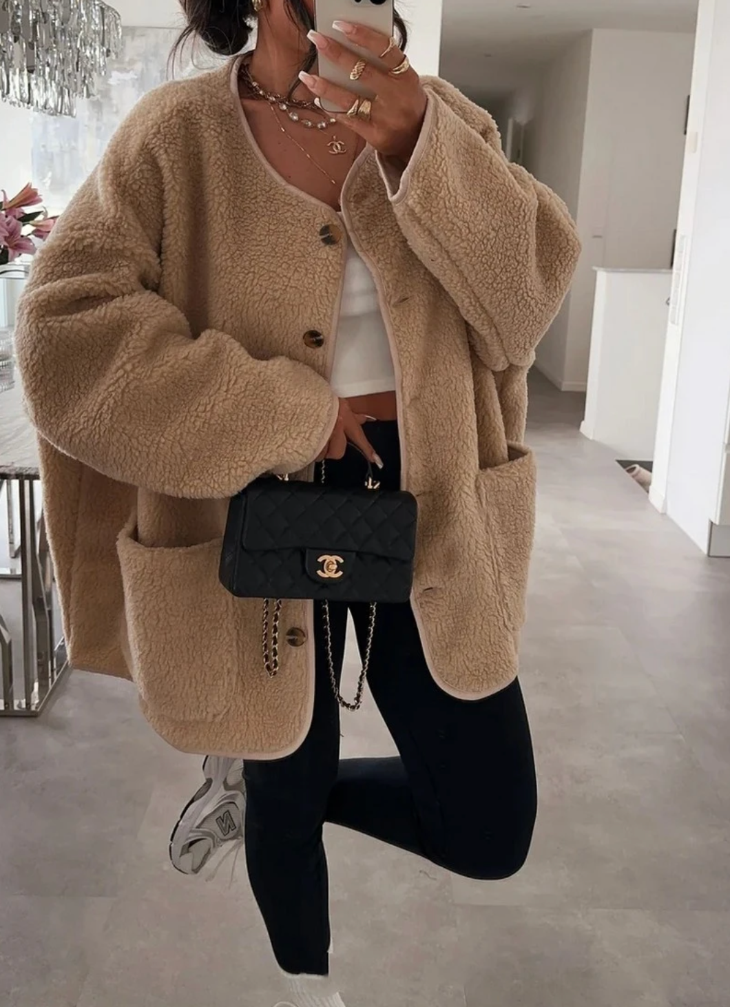Jakke Camel