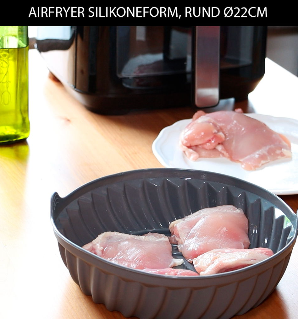 Airfryer silikoneform - Dia 22cm