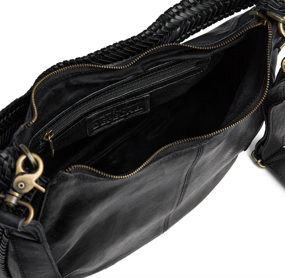 Eksklusiv skuldertaske - Flettet skulderrem