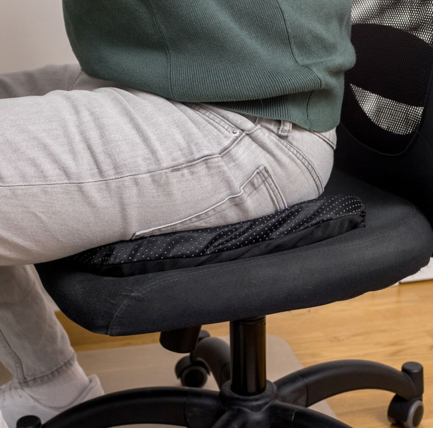 Siddepude ergonomiske