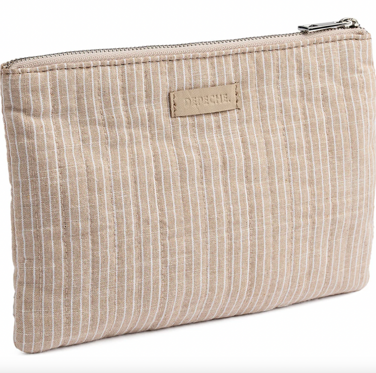 Clutch - Beige Stripe