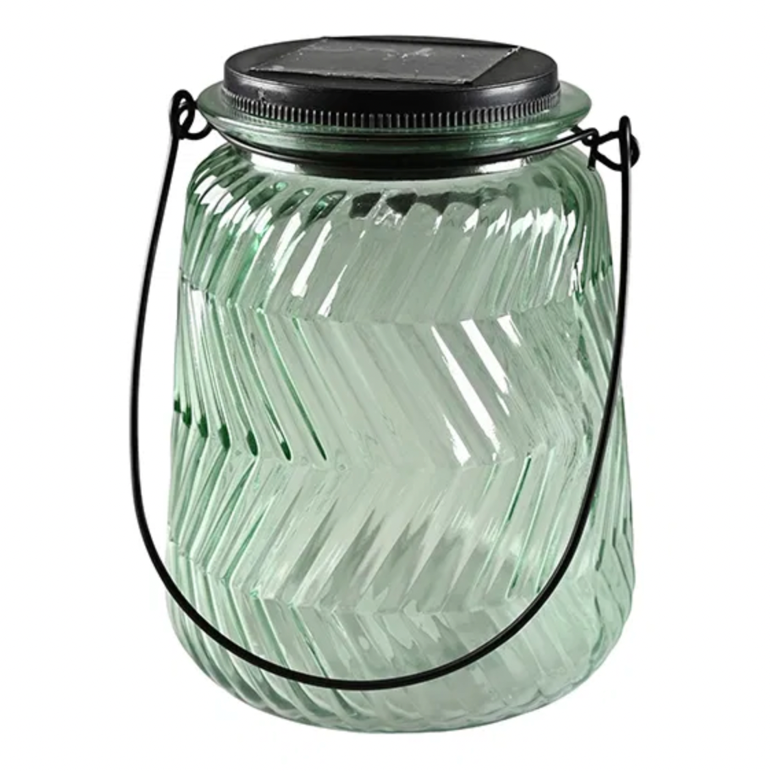Lanterne med solceller – Fiona big green