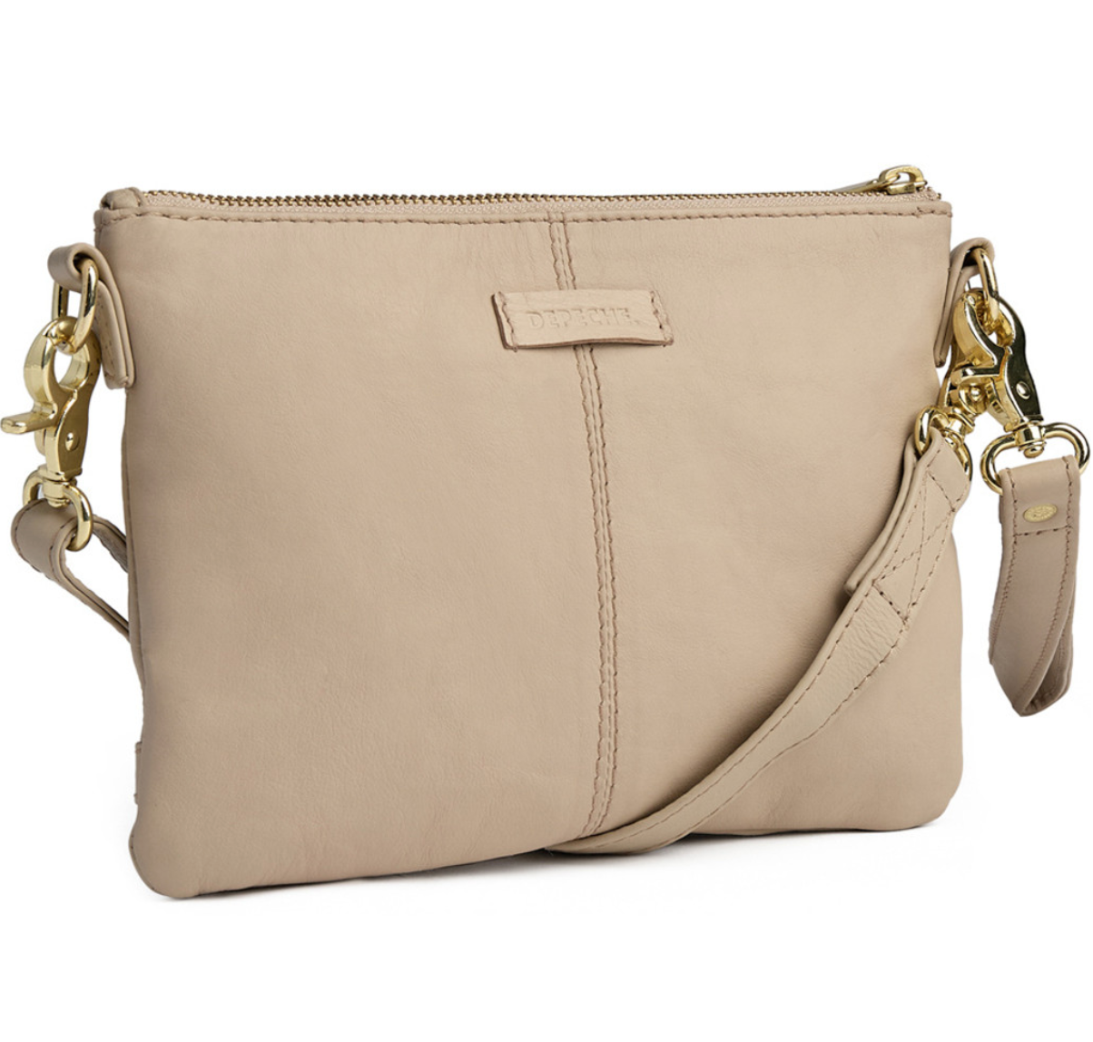 Smuk taske / clutch - Soft sand
