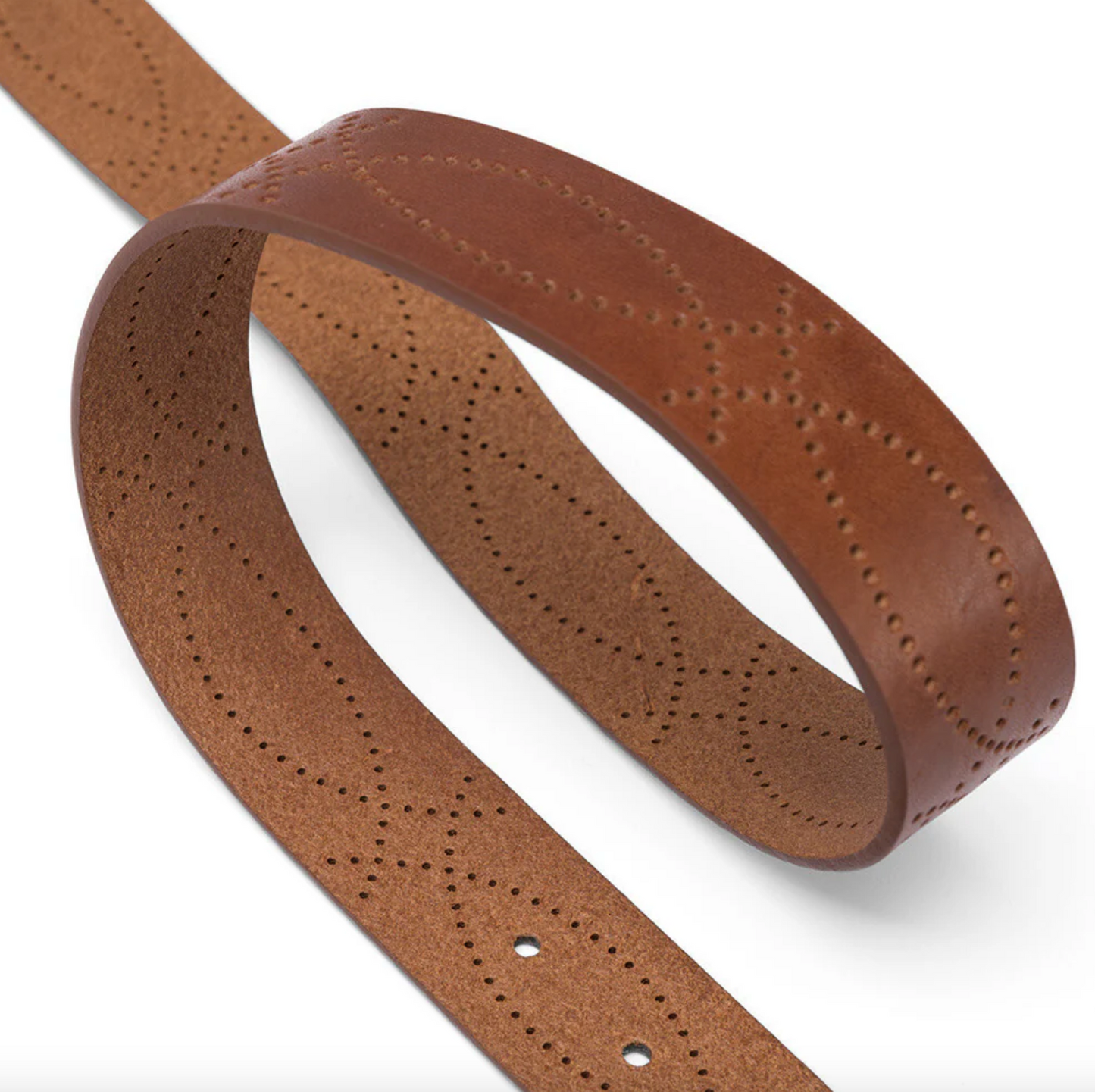 Jeans bælte - Missouri cognac